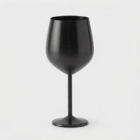 LISTINGOPT::kovosis::500ml-stainless-steel-unbreakable-tall-champagne-glass-bar-ktv-european-style-goblet-glass-goblet-metal-red-wine-cocktail-glass::color-black