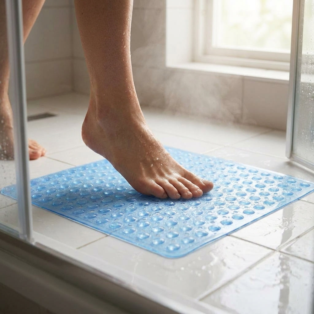 LISTINGOPT::kovosis::53x53cm-non-slip-shower-mat-for-inside-shower-stall-mats-for-bathroom-floor-soft-bath-mat-for-bathtubs-with-big-suction-cups::02-inuse