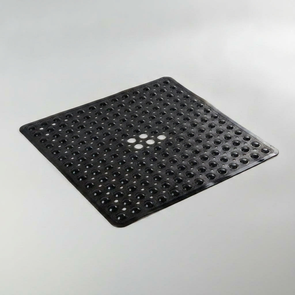 LISTINGOPT::kovosis::53x53cm-non-slip-shower-mat-for-inside-shower-stall-mats-for-bathroom-floor-soft-bath-mat-for-bathtubs-with-big-suction-cups::color-black