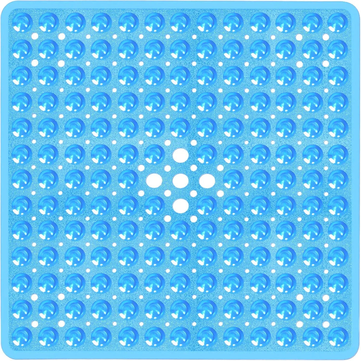 LISTINGOPT::kovosis::53x53cm-non-slip-shower-mat-for-inside-shower-stall-mats-for-bathroom-floor-soft-bath-mat-for-bathtubs-with-big-suction-cups::color-clear-blue