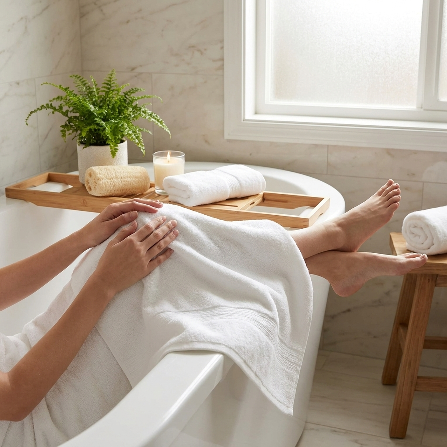 LISTINGOPT::kovosis::8-piece-cotton-towel-set-for-hotel-comfort::02-inuse