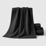LISTINGOPT::kovosis::8-piece-cotton-towel-set-for-hotel-comfort::color-black