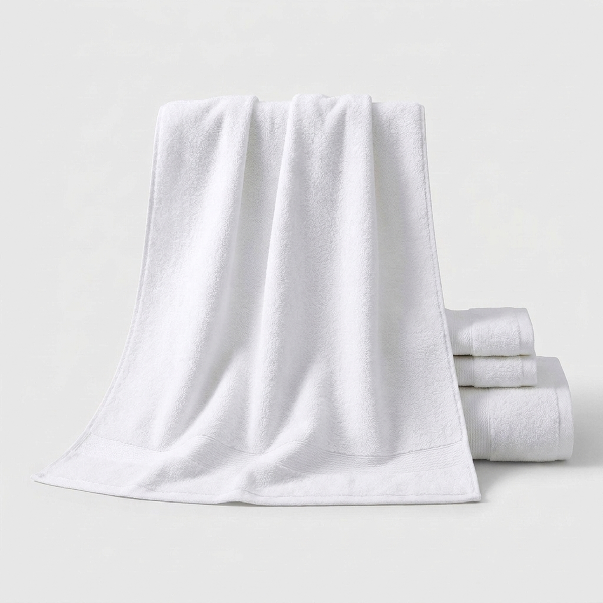LISTINGOPT::kovosis::8-piece-cotton-towel-set-for-hotel-comfort::color-white
