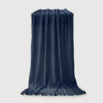 LISTINGOPT::kovosis::90x400cm-semi-sheer-gauze-table-runner-for-wedding-reception-sheer-bridal-shower-birthday-party-banquet-xmas-table-decoration::color-navy-blue
