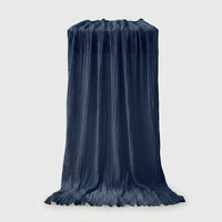 LISTINGOPT::kovosis::90x400cm-semi-sheer-gauze-table-runner-for-wedding-reception-sheer-bridal-shower-birthday-party-banquet-xmas-table-decoration::color-navy-blue