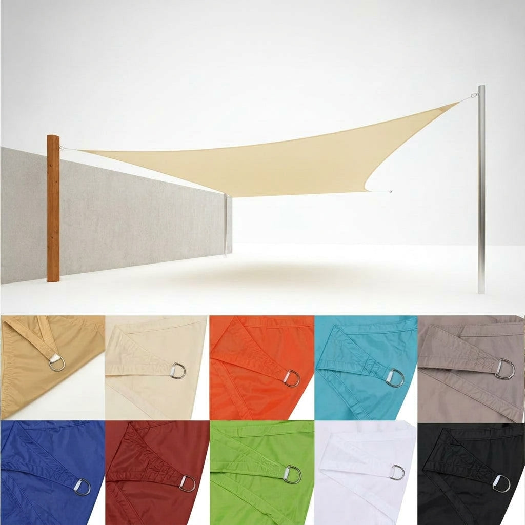 LISTINGOPT::kovosis::95-uv-block-waterproof-sun-shade-sail-high-density-breathable-canopy-for-patio-garden-pool-backyard-windproof-with-stainless::color-beige