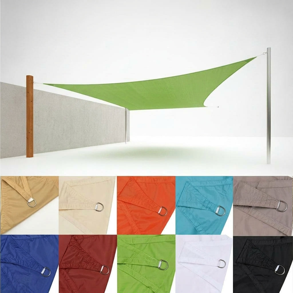 LISTINGOPT::kovosis::95-uv-block-waterproof-sun-shade-sail-high-density-breathable-canopy-for-patio-garden-pool-backyard-windproof-with-stainless::color-green