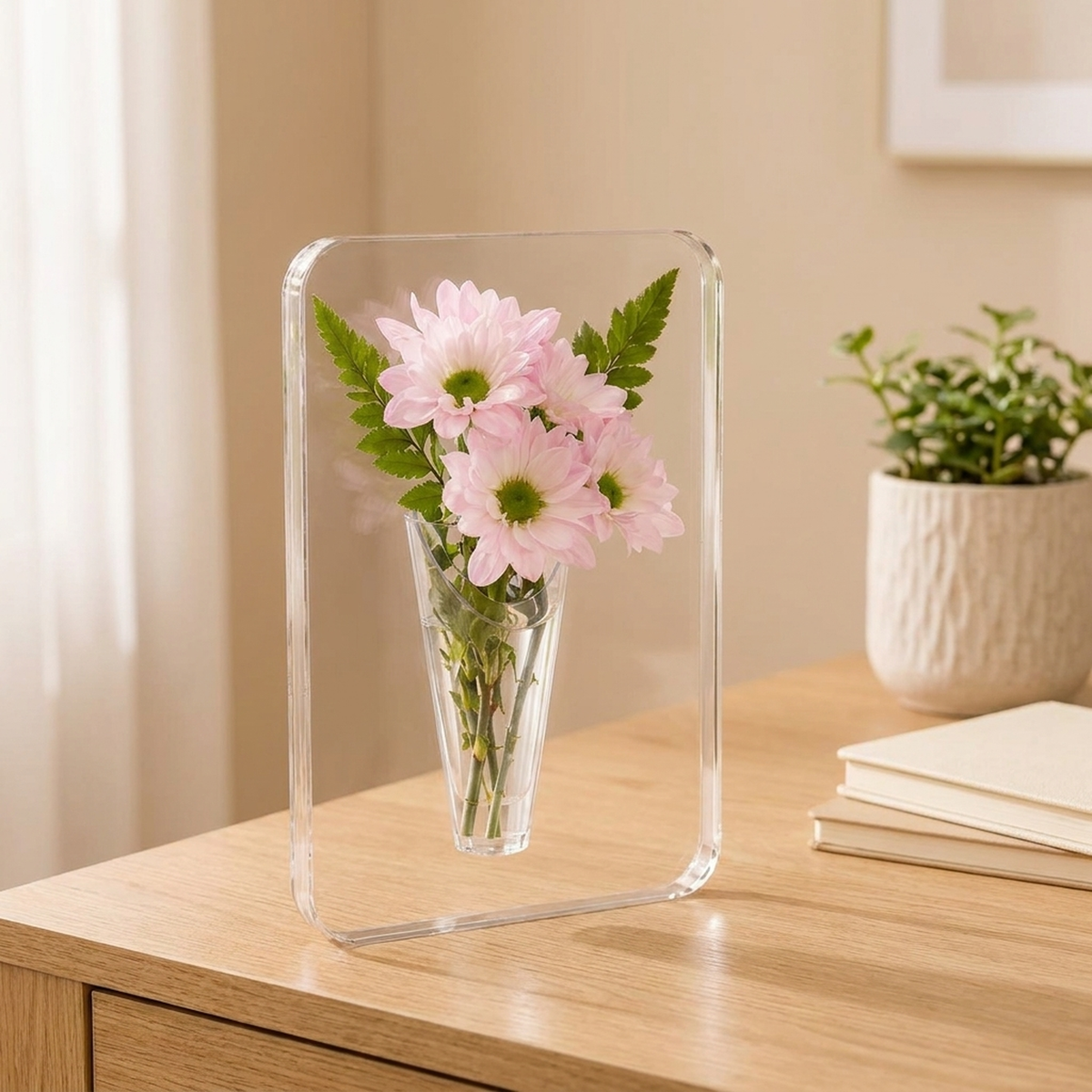 LISTINGOPT::kovosis::acrylic-photo-frame-vase-for-personal-blooms::01-hero