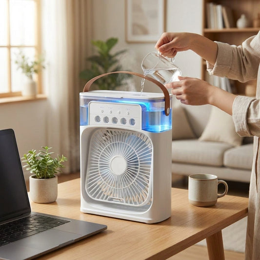 LISTINGOPT::kovosis::aircooler-pro-3-in-1-ventilator-airconditioner-en-luchtbevochtiger-met-7-kleuren-led-licht::02-inuse