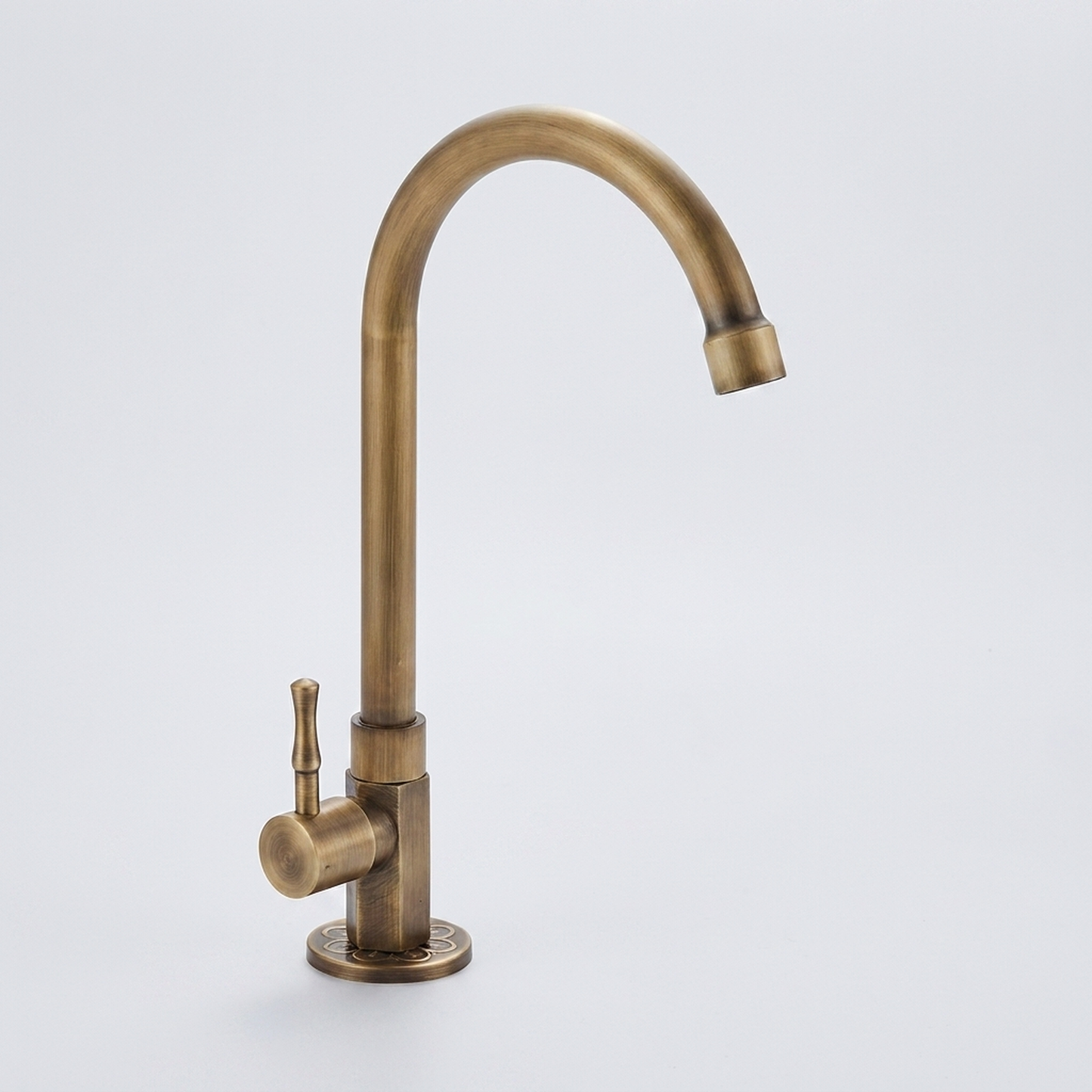 LISTINGOPT::kovosis::antique-brass-swan-neck-faucet-sculptural-elegance::04-closeup