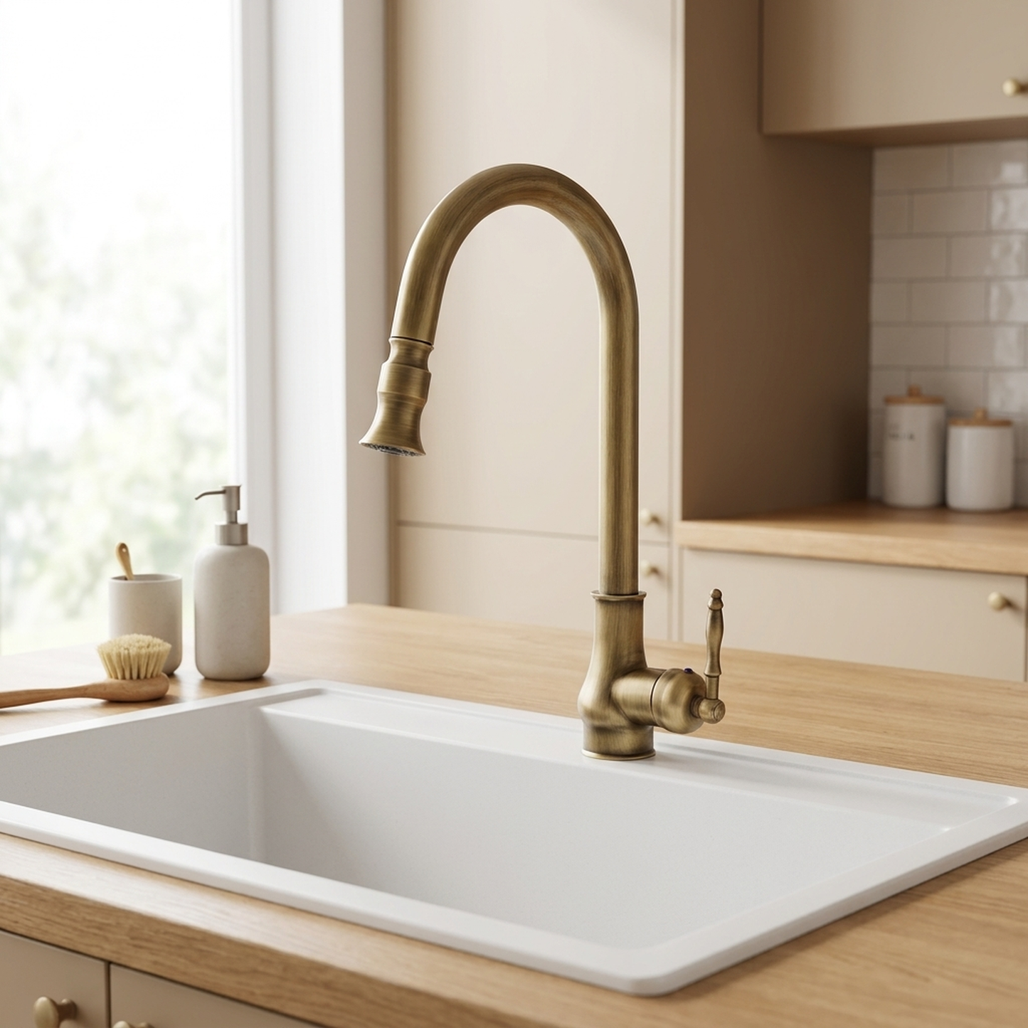 LISTINGOPT::kovosis::antique-bronze-pull-out-kitchen-faucet-for-flexible-reach::01-hero