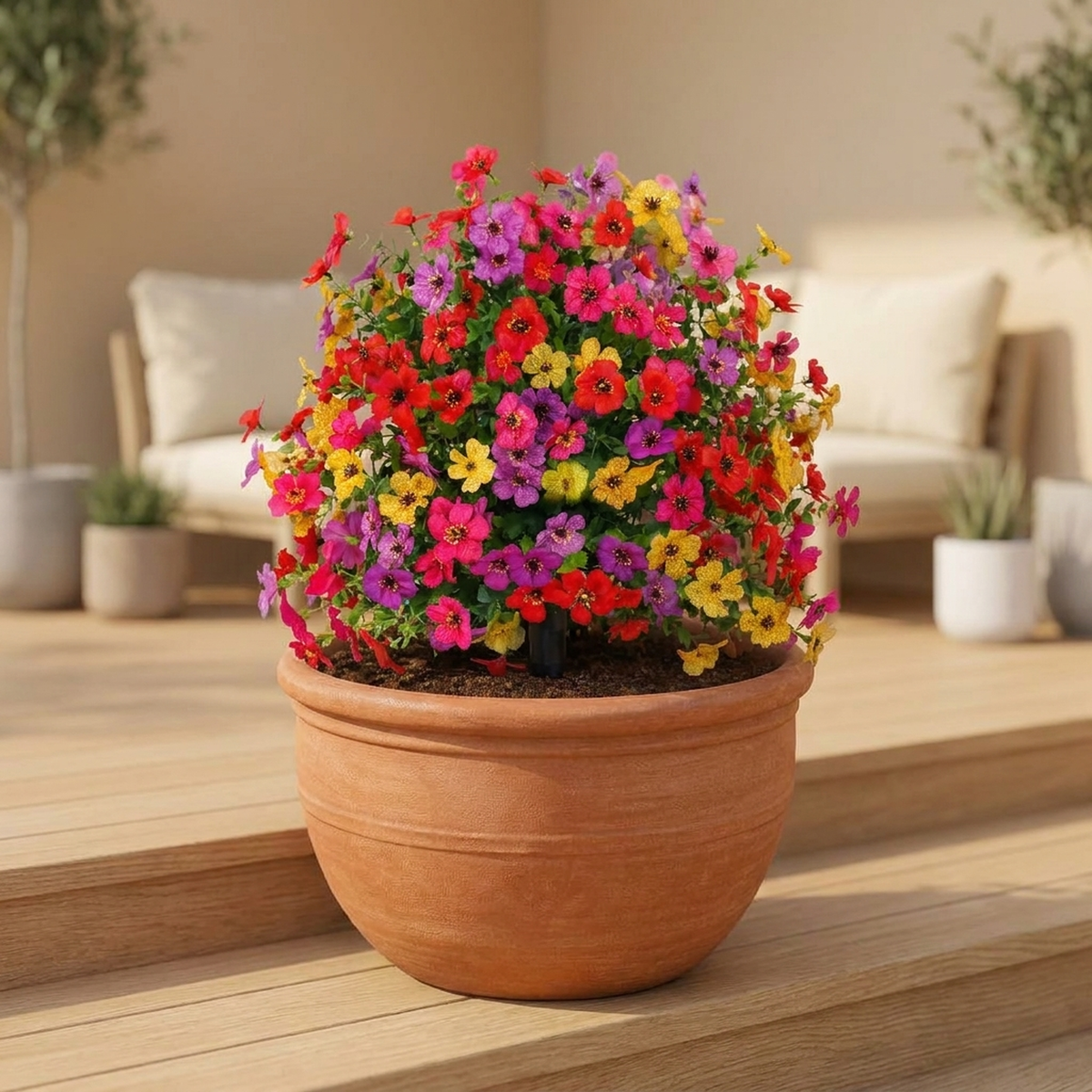 LISTINGOPT::kovosis::artificial-flower-vase-for-year-round-garden-color::01-hero