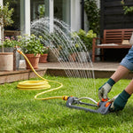 LISTINGOPT::kovosis::automatic-lawn-swing-sprinkler-4-mode-19-nozzle-garden-sprayer-watering-agriculture-watering-garden-irrigation-sprinkler-system::02-inuse