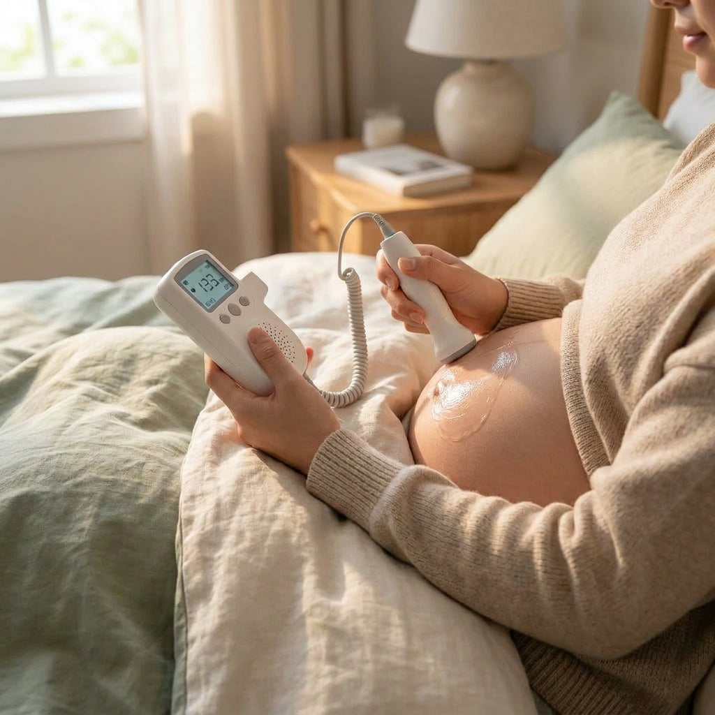LISTINGOPT::kovosis::baby-heartbeat-monitor-pregnancy-monitor-lcd-audio-device::02-inuse
