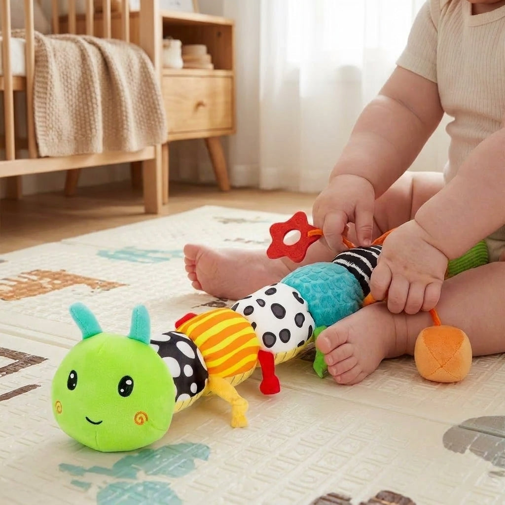 LISTINGOPT::kovosis::baby-sensory-plush-musical-caterpillar-toy::02-inuse