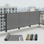 LISTINGOPT::kovosis::balcony-privacy-screen-fence-cover-uv-protection-water-resistant-shield-shade-cloth-for-deck-patio-backyard-garden-outdoor-pool::color-grey