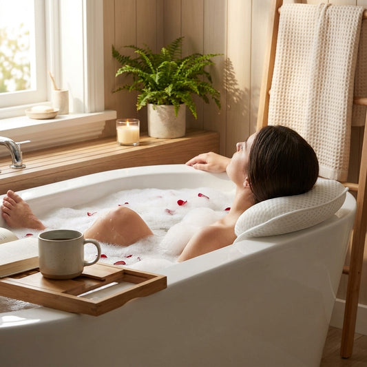 LISTINGOPT::kovosis::bath-pillow-ergonomic-mesh-spa-cushion::02-inuse