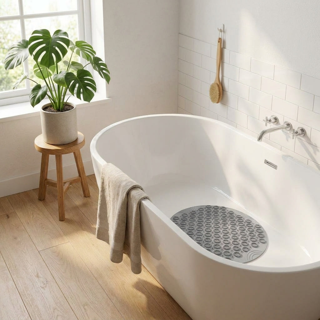 LISTINGOPT::kovosis::bathroom-mat-anti-slip-sucker-round-pvc-bath-mat-with-drain-hole-silicone-bathing-rugs-foot-massage-pad-bathtub-soft-shower-mat::03-lifestyle