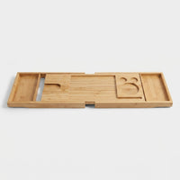 LISTINGOPT::kovosis::bathtub-caddy-tray-bamboo-spa-bathtub-caddy-organizer-book-wine-tablet-holder-reading-rack-nonslip-bottom-extendable-sides::04-closeup
