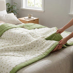 LISTINGOPT::kovosis::bloomcool-lightweight-floral-summer-quilt-for-breathable-sleep-comfort::02-inuse