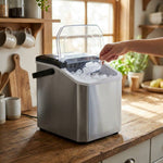 LISTINGOPT::kovosis::bullet-ice-ice-machine-compact-countertop-ice-ice-machine-home-appliance-clear-lid-ventilation-grille::02-inuse