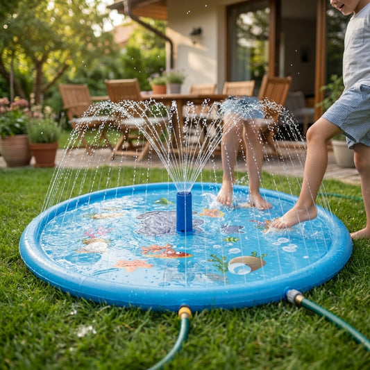 LISTINGOPT::kovosis::camebust-inflatable-pvc-water-sprash-mat-outdoor-water-play-sprinkler-toy-59::02-inuse