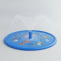 LISTINGOPT::kovosis::camebust-inflatable-pvc-water-sprash-mat-outdoor-water-play-sprinkler-toy-59::color-150cm-blue