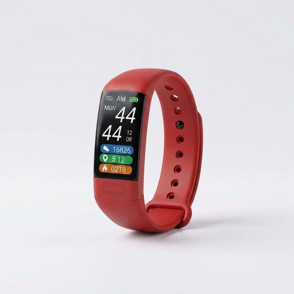 LISTINGOPT::kovosis::carepulse-smart-fitness-bracelet-with-ecg-blood-pressure-and-heart-rate-monitoring-for-daily-health-tracking::color-red