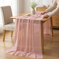 LISTINGOPT::kovosis::chiffon-table-runner-sheer-fabric-silk-for-boho-sheer-fabric-wedding-arch-overlay-draping-decoration-birthday-party-table-decor::02-inuse