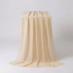 LISTINGOPT::kovosis::chiffon-table-runner-sheer-fabric-silk-for-boho-sheer-fabric-wedding-arch-overlay-draping-decoration-birthday-party-table-decor::color-champagne