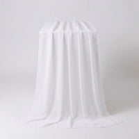 LISTINGOPT::kovosis::chiffon-table-runner-sheer-fabric-silk-for-boho-sheer-fabric-wedding-arch-overlay-draping-decoration-birthday-party-table-decor::color-white