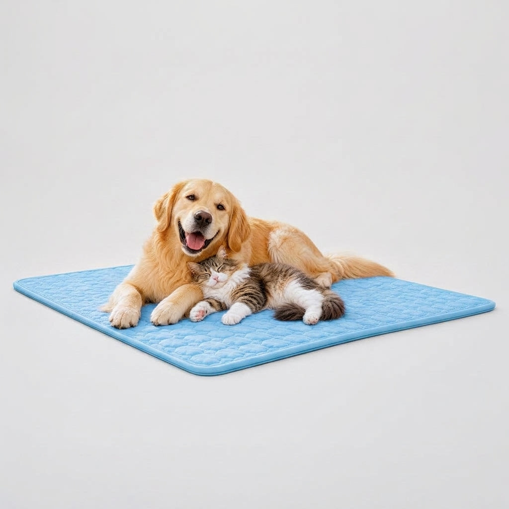LISTINGOPT::kovosis::chillpaws-mat-extra-large-cooling-pet-bed-for-dogs-cats::color-light-blue