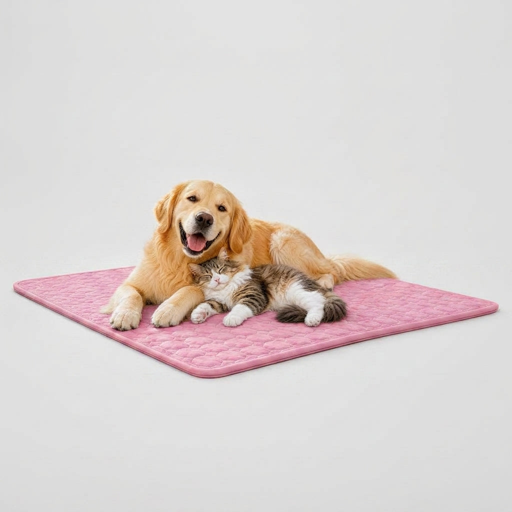 LISTINGOPT::kovosis::chillpaws-mat-extra-large-cooling-pet-bed-for-dogs-cats::color-pink