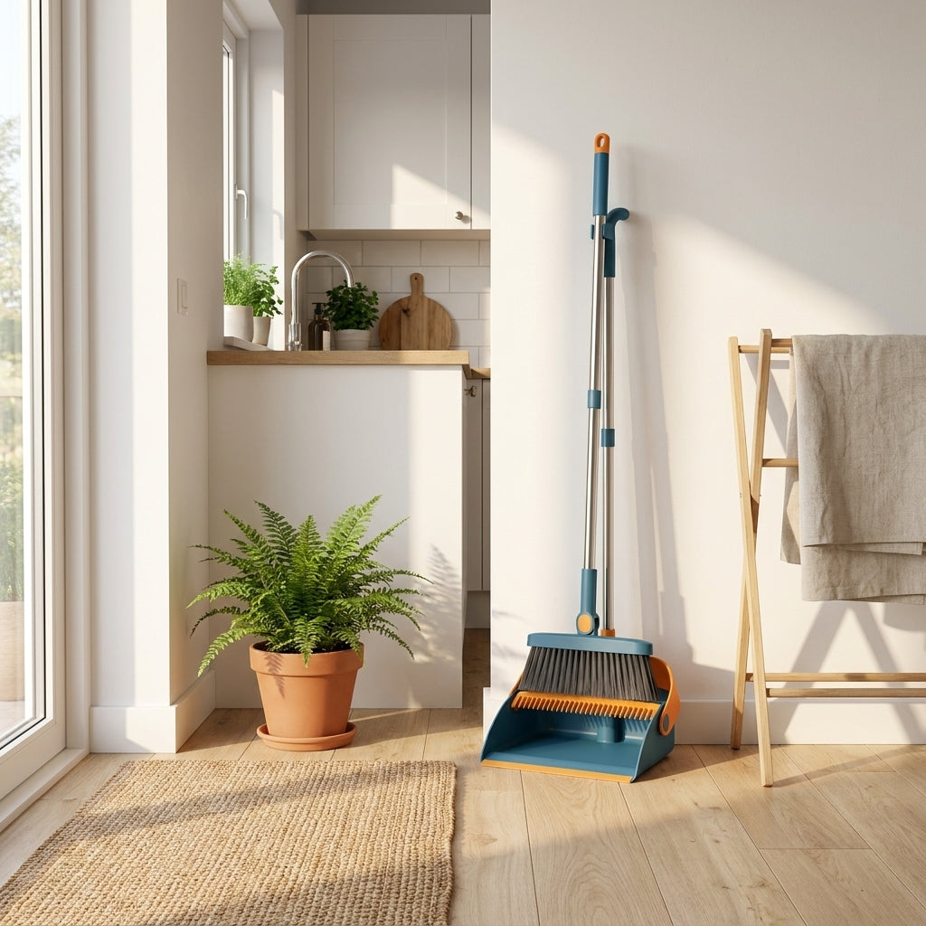 LISTINGOPT::kovosis::cleansweep-pro-rotatable-long-handle-broom-dustpan-set-with-built-in-comb-teeth::03-lifestyle