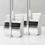 LISTINGOPT::kovosis::cleansweep-pro-rotatable-long-handle-broom-dustpan-set-with-built-in-comb-teeth::color-white