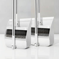 LISTINGOPT::kovosis::cleansweep-pro-rotatable-long-handle-broom-dustpan-set-with-built-in-comb-teeth::color-white
