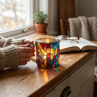 LISTINGOPT::kovosis::coffee-mug-glass-book-mug-literary-style-drinkware-cup::02-inuse
