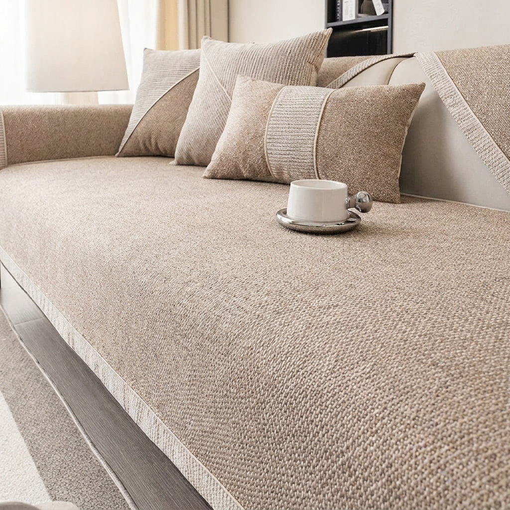 LISTINGOPT::kovosis::comfortweft-breathable-non-slip-cotton-linen-sofa-cover::color-sand