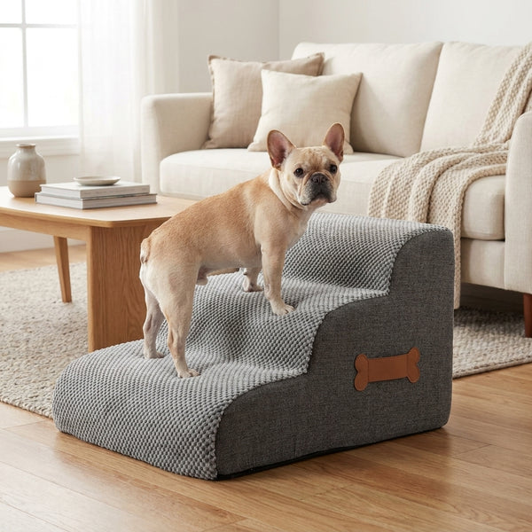 LISTINGOPT::kovosis::comfyclimb-soft-foam-dog-stairs-with-joint-friendly-incline-non-slip-base-and-washable-cover-for-safe-bed-and-sofa-access::01-hero