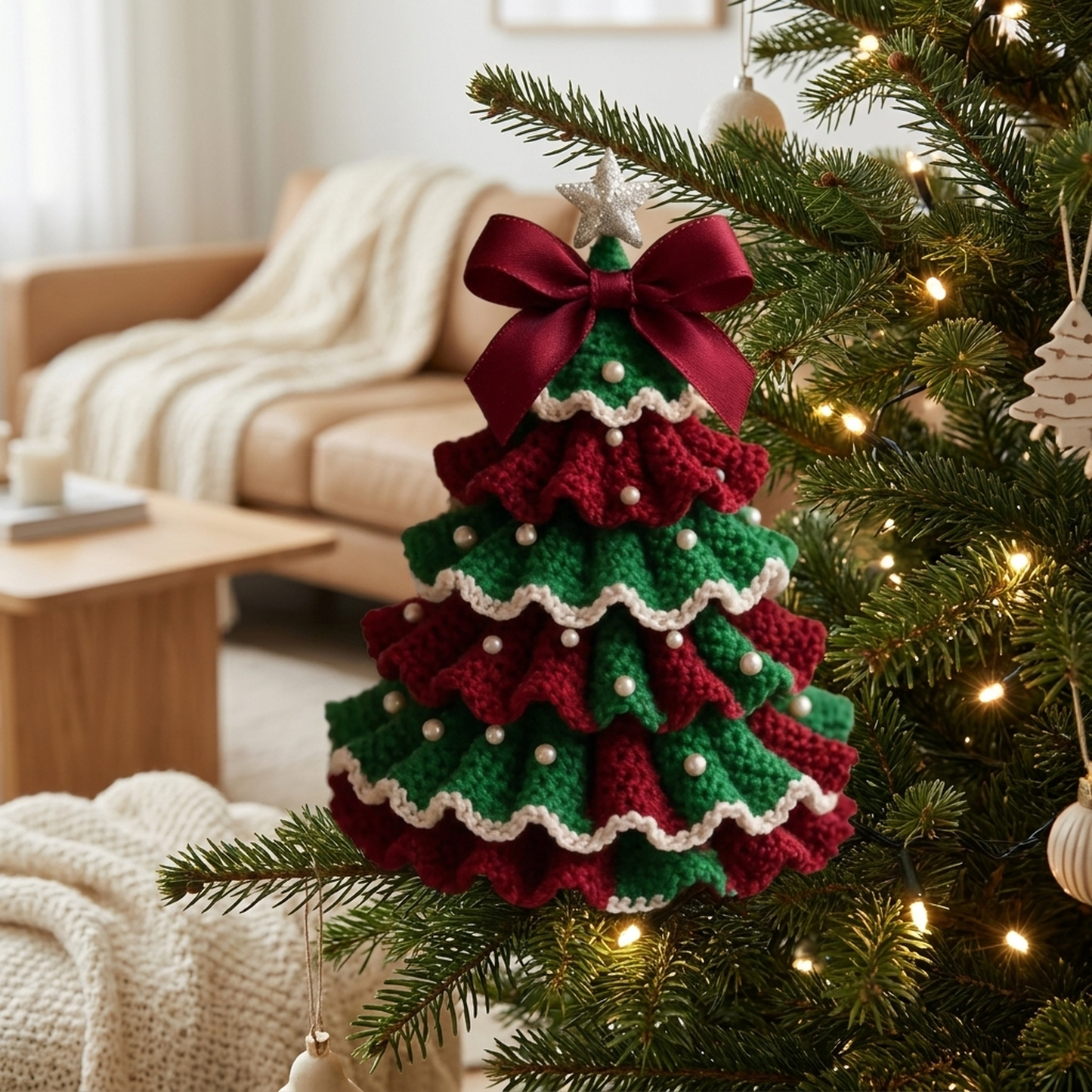 LISTINGOPT::kovosis::crochet-christmas-tree-ornament-with-festive-charm::01-hero