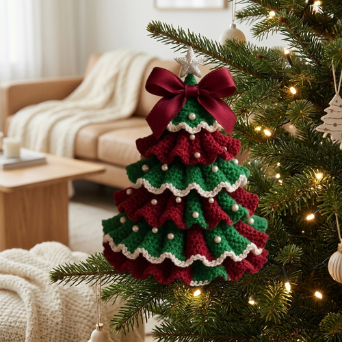 LISTINGOPT::kovosis::crochet-christmas-tree-ornament-with-festive-charm::01-hero