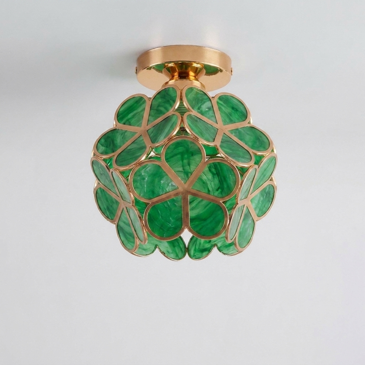 LISTINGOPT::kovosis::crystal-petal-led-ceiling-light-soft-glow::color-green