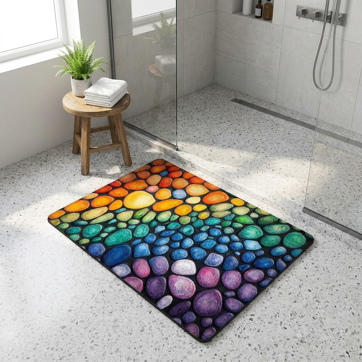 LISTINGOPT::kovosis::diatomaceous-earth-bath-mat-for-safer-steps::variant-unique-e8c77331625c04