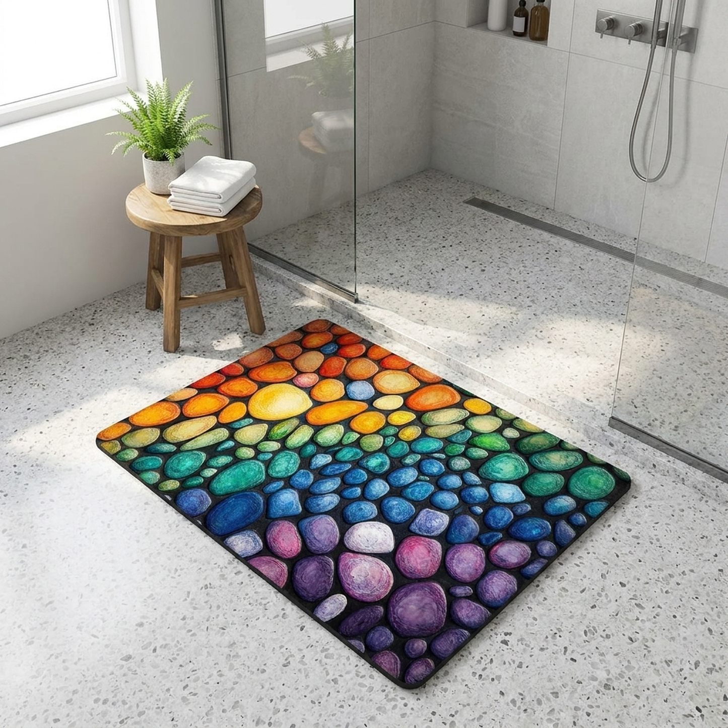 LISTINGOPT::kovosis::diatomaceous-earth-bath-mat-for-safer-steps::variant-unique-e8c77331625c04