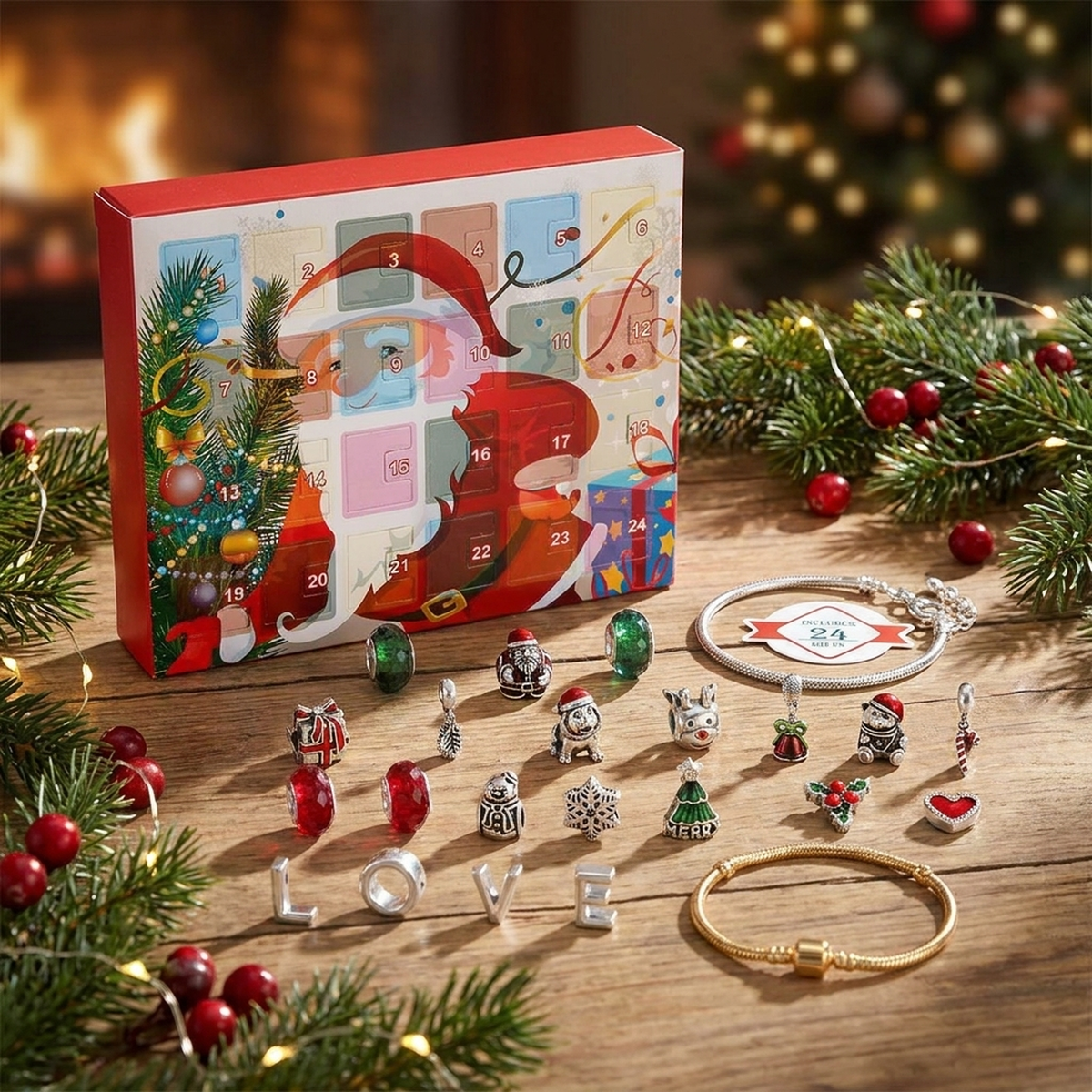LISTINGOPT::kovosis::diy-advent-calendar-bracelet-set-for-festive-charm::variant-unique-55cd825376043b
