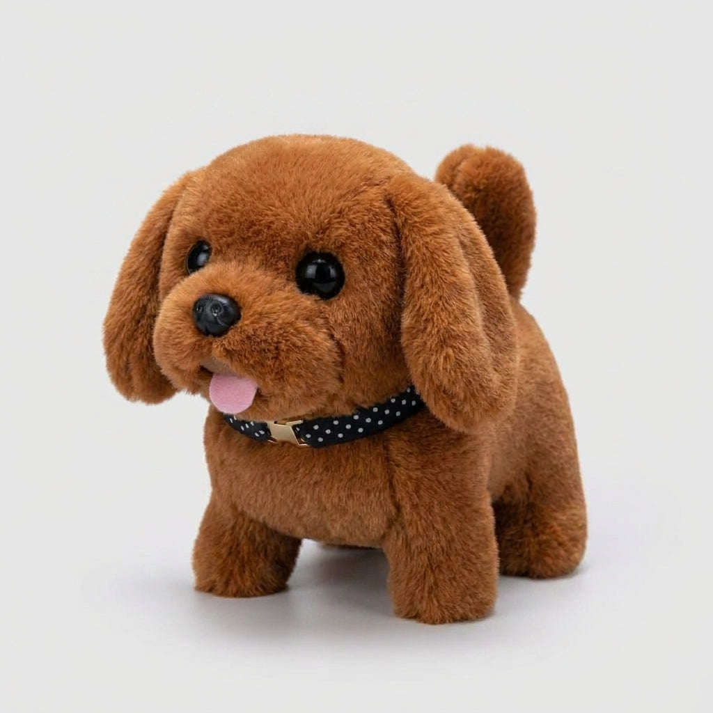 LISTINGOPT::kovosis::dog-toy-electric-plush-interactive-robot-puppy::color-brown