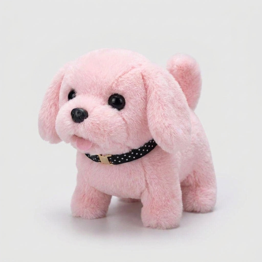 LISTINGOPT::kovosis::dog-toy-electric-plush-interactive-robot-puppy::color-pink