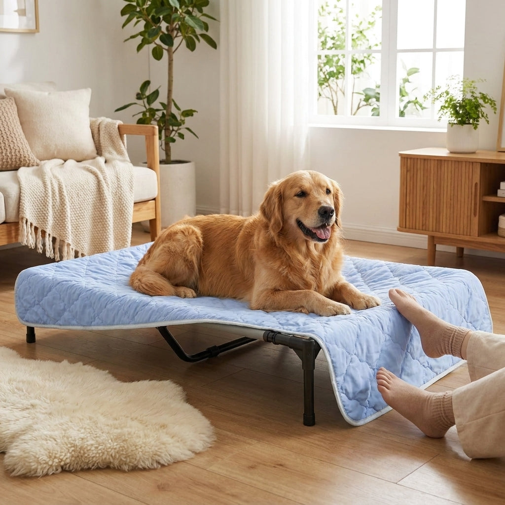 LISTINGOPT::kovosis::double-sided-cooling-dog-blanket-chill-nest-1::02-inuse
