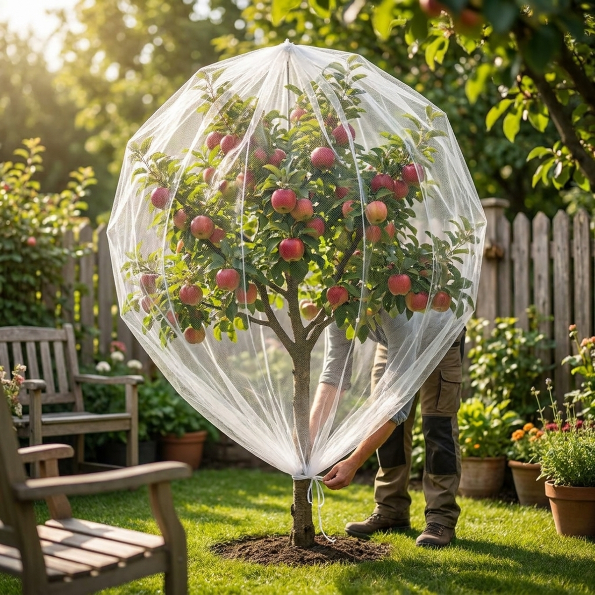 LISTINGOPT::kovosis::drawstring-fruit-tree-mesh-net-bags-pest-protection::02-inuse