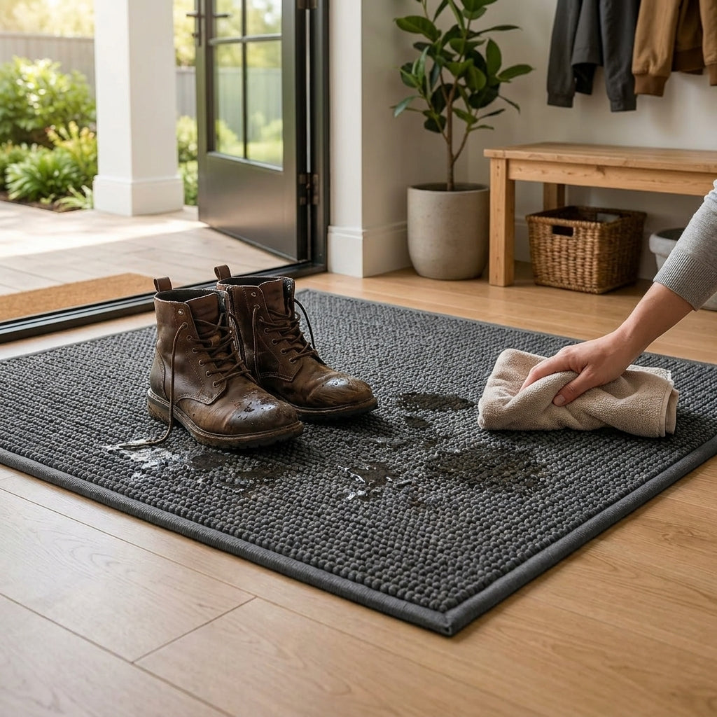 LISTINGOPT::kovosis::dryzone-highly-absorbent-doormat-for-clean-and-dry-indoor-outdoor-entrances::02-inuse